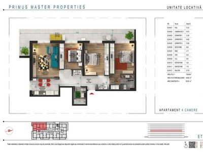 Apartament 4 camere Lidll 1 Decembrie 1918