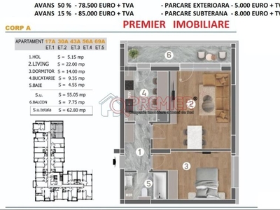 Parcul Tudor Arghezi - Metalurgiei - 2 camere - 76500 euro - Cavar Rezidence