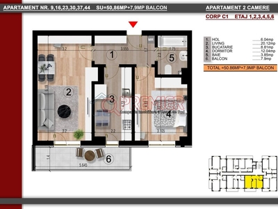 Apartament 2 camere Berceni metrou