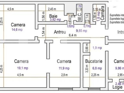 Apartament 4 camere, etaj intermediar, loc de parcare, zona Parcului Central