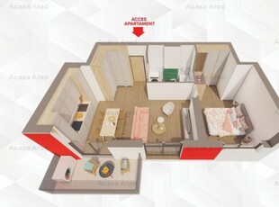 De Vânzare Apartament Modern în Cartierul Exclusivist ARED/ Comision 0