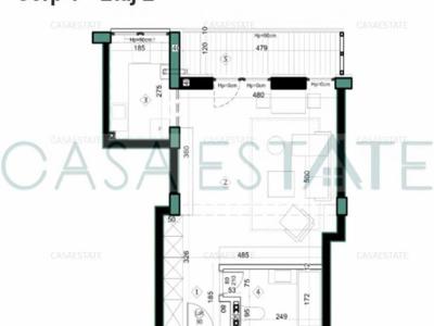 Vanzare apartament 2 camere complex Straulesti