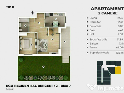 AP 2 Camere Berceni - 400m Metrou - Parc | Piscina - Ofer...