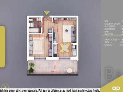 Apartament 2 camere Theodor Pallady/Sector 3/Metrou Nicolae Teclu