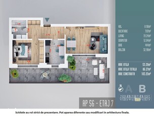 Apartament mobilat si utilat complet - Centrala pe gaze