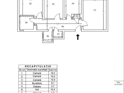 Apartament 3 camere Parcul Circului, Barbu Vacarescu