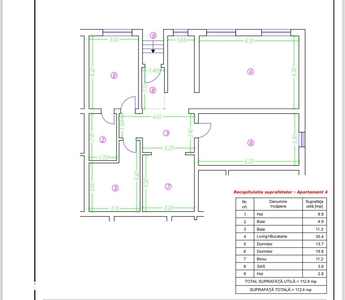 Apartament 3 camere Paulesti-Gageni