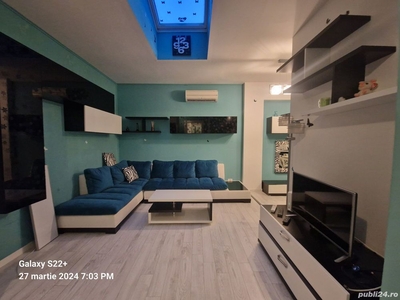 apartament de lux compus din Sufragerie+dormitor+camera folosita pe post de birou-La bloc nou-RING