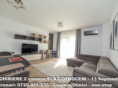 Inchiriere apartament 2 camere 13 Septembrie, Ela Cotroceni