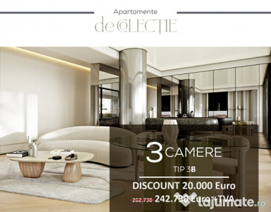 PROMO: 3 camere high-end Tip 3B| CORTINA 126| Discount 20.000 Euro