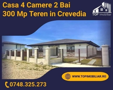 Casa 4 Camere 2 Bai 300 Mp Teren in Crevedia