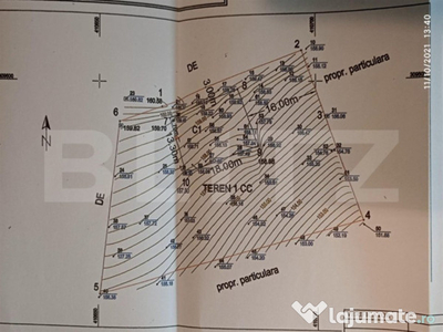 Teren intravilan de 2000 mp in Carcea, in proximitatea DN6 C