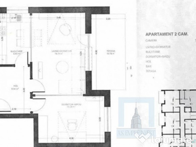 Ap 2 camere decomandat - zona Avantgarden (ID:14065)