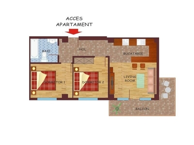 Apartament 3 camere Militari Residence, 3 camere bloc nou