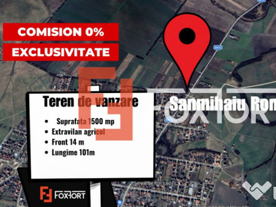 COMISION 0% Teren extravilan 1500 mp, Sanmihaiu Roman - Opor