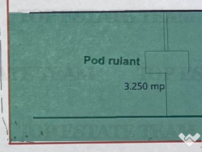 Teren stradal 3250mp de inchiriat pod rulant - Zona indust