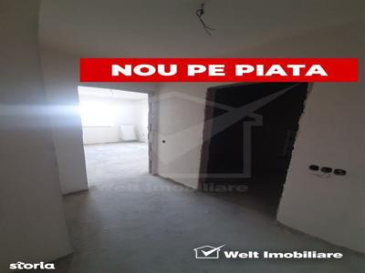 Apartament de 3 camere, semifinisat, terasa, in imobil nou, finalizat