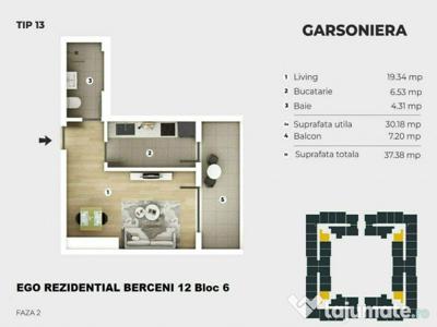 Garsoniera ideala pt investitie! VIEW direct catre piscin...