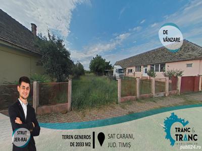 Teren generos de 2033 M2 în Carani (ID 27437)