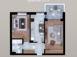 Apartament 2 camere Doua cam. dec. ideal locuinta sau investitie Pretul afi