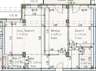 Apartament de 3 camere, semidecomandat, bloc nou, zona Pod IRA