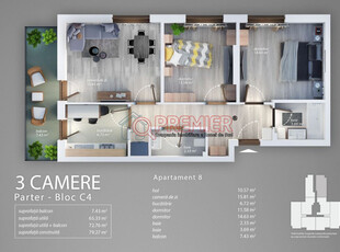 Promotie! 3 Camere Decomandat Aurel Persu - Parcul Tudor