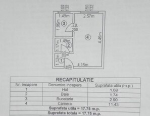 Apartament 3 camere de vanzare BRANCOVEANU - Bucuresti